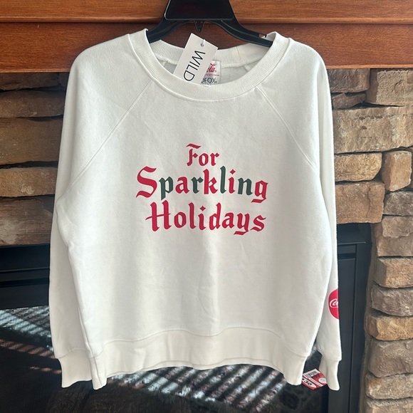 Wildfox Coca-Cola “For Sparkling Holidays” jumper/sweatshirt - Picture 2 of 6